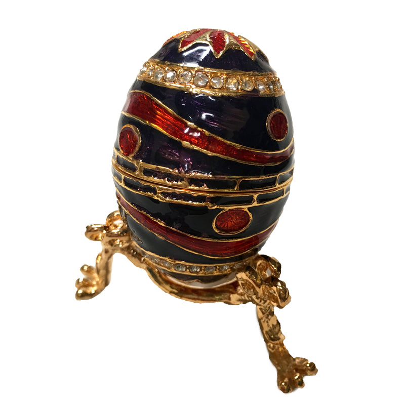 Premium Die Cast Designer Eggs (Black/Red)
