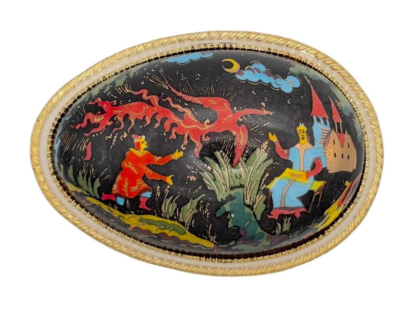 Musical Porcelain Jewlery Egg