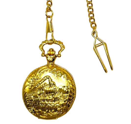 Bright Gold Pocket Watch