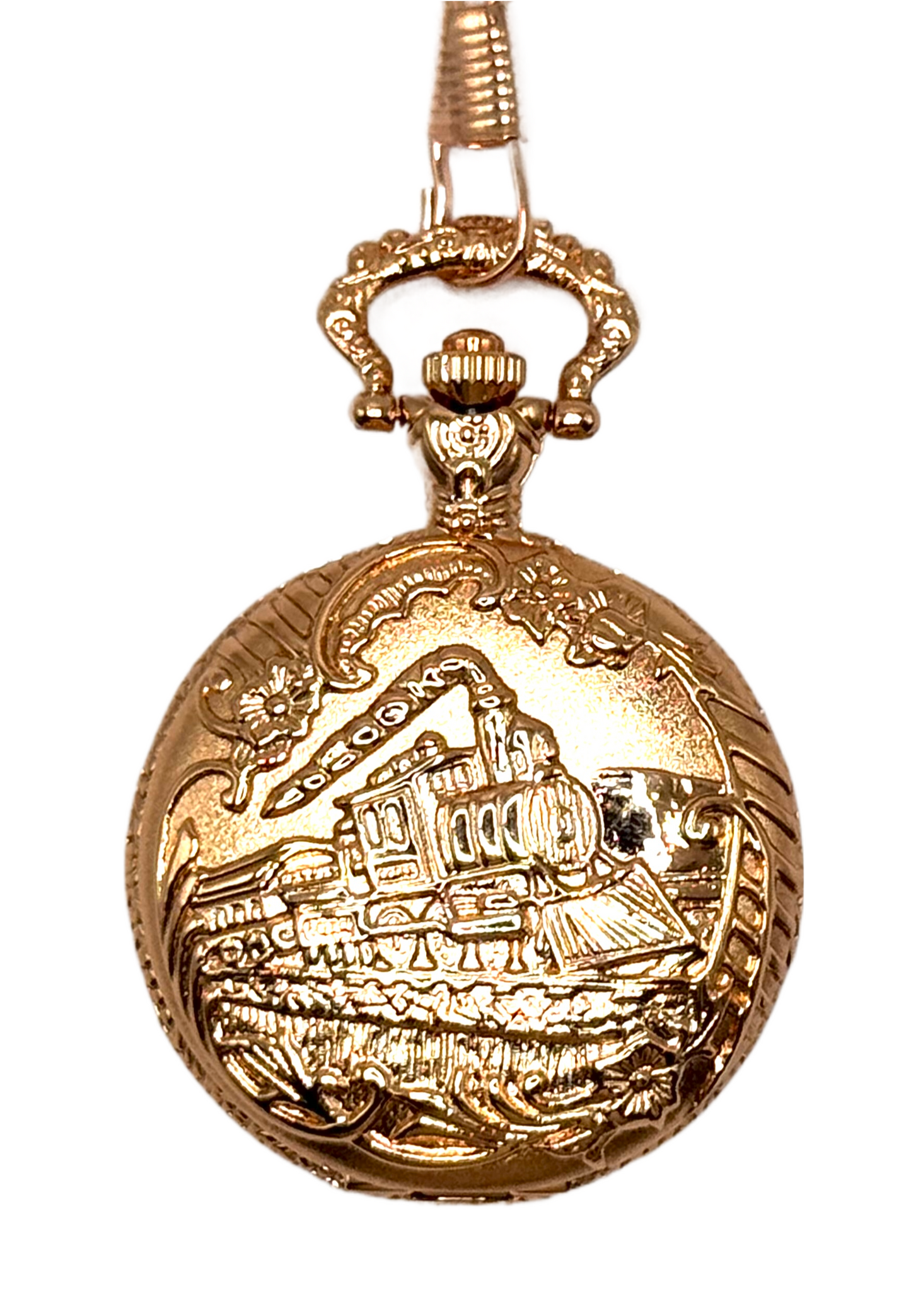 Rose Gold Pocket Watch