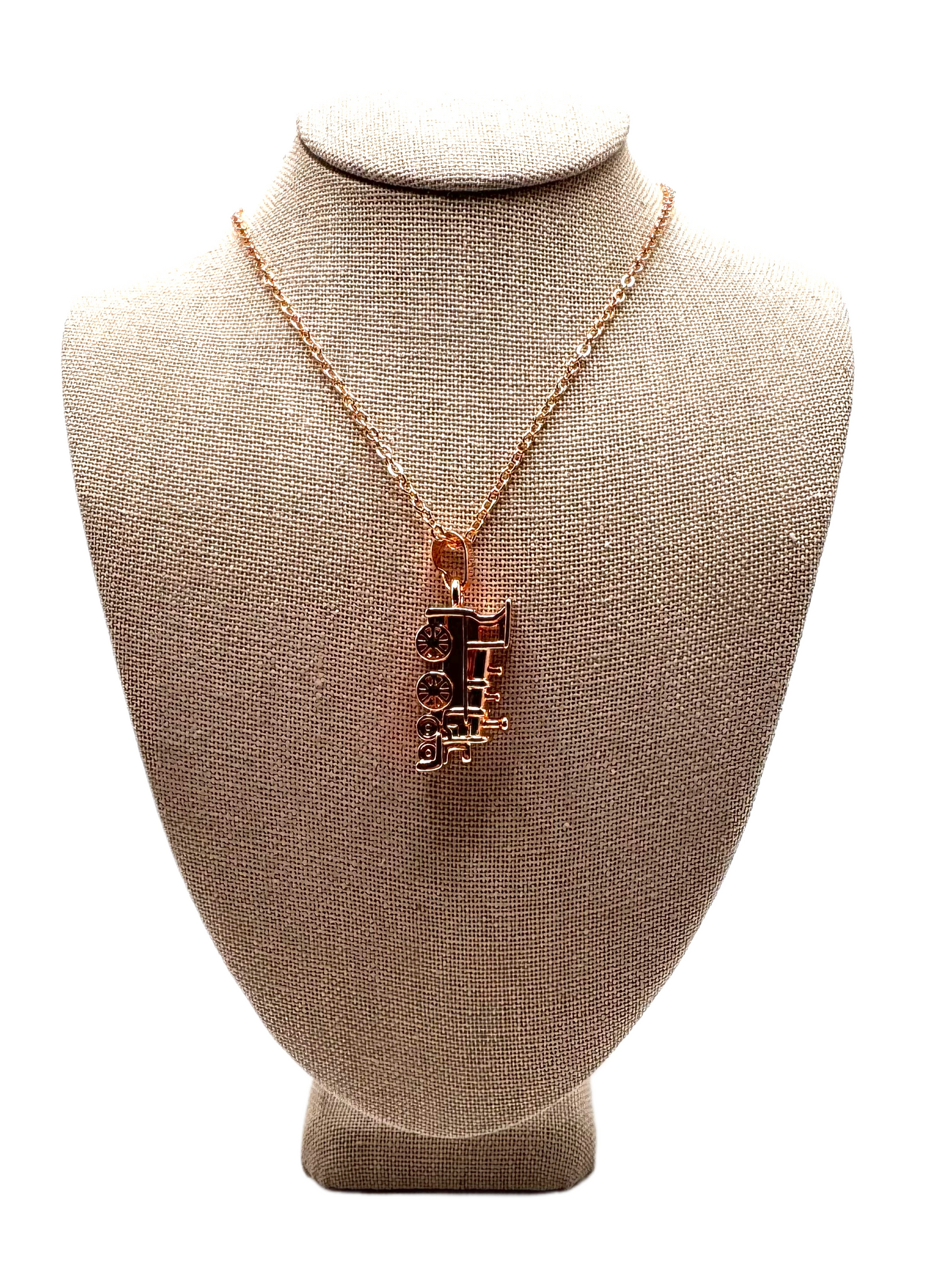 Rose Gold Train Necklace