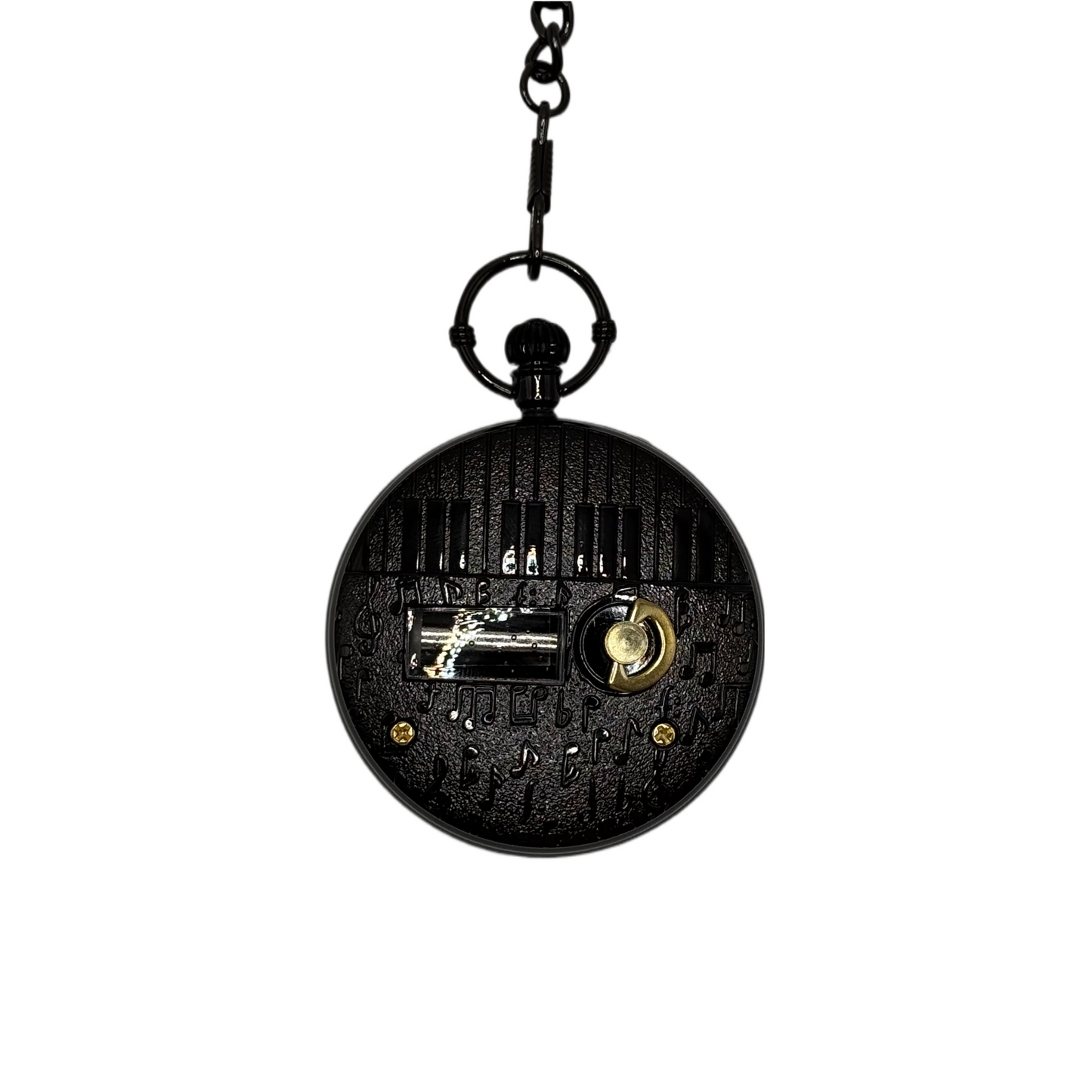 Musical Pocket Watch – Black/Gold