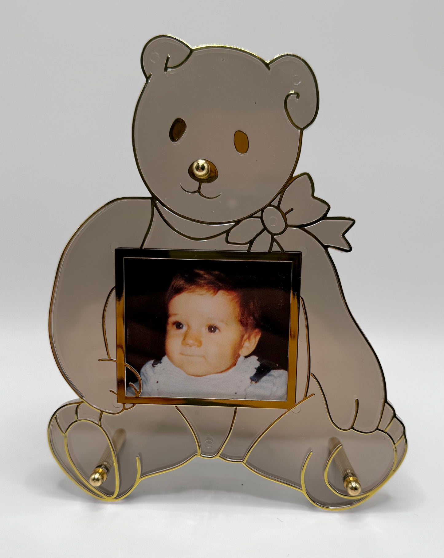 Musical Bear Ribbon Picture Frame