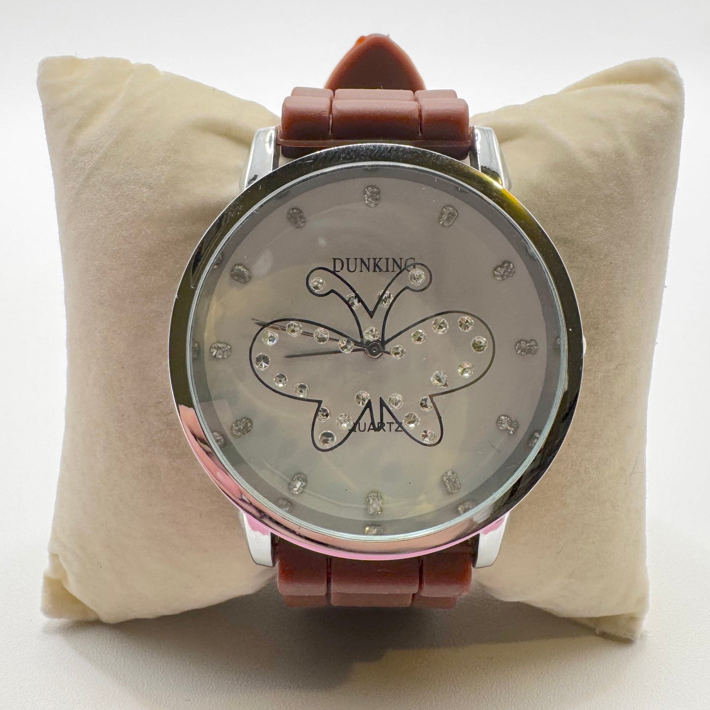 Fashion Watch  with Butterfly (Brown)