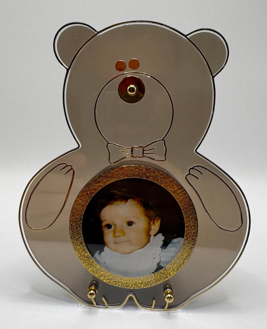 Musical Bear Bow Picture Frame