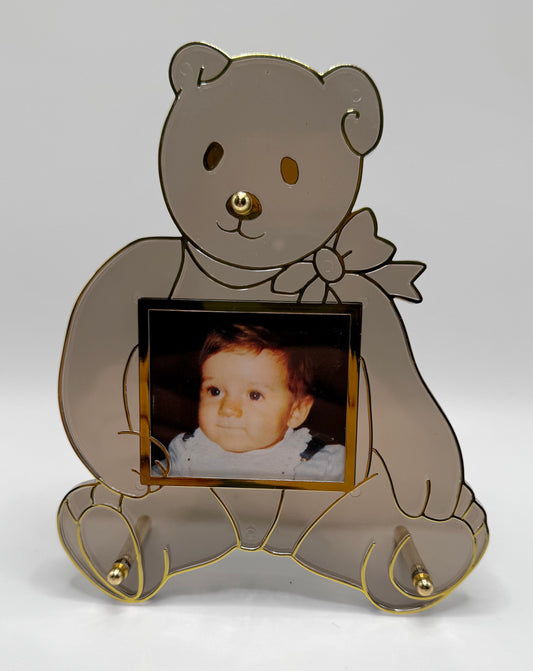 Musical Bear Ribbon Picture Frame