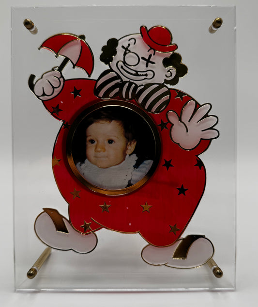 Musical Umbrella Clown Picture Frame